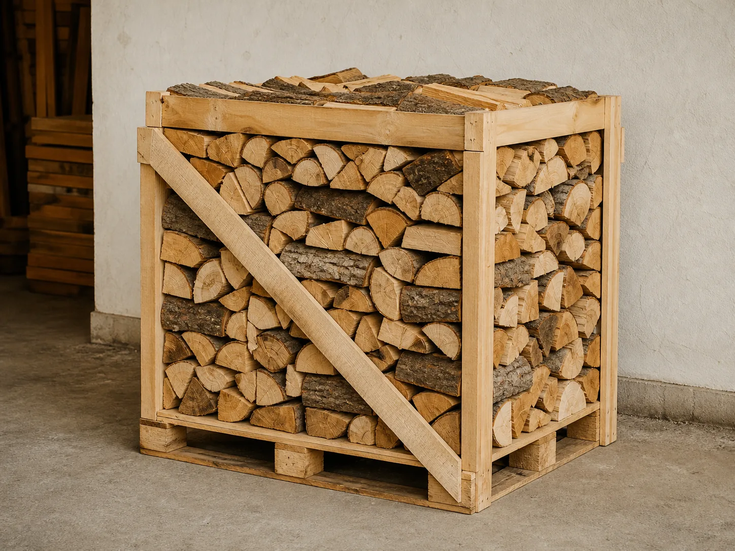 Mélange de feuillus 33 cm · 2 m³ empilés