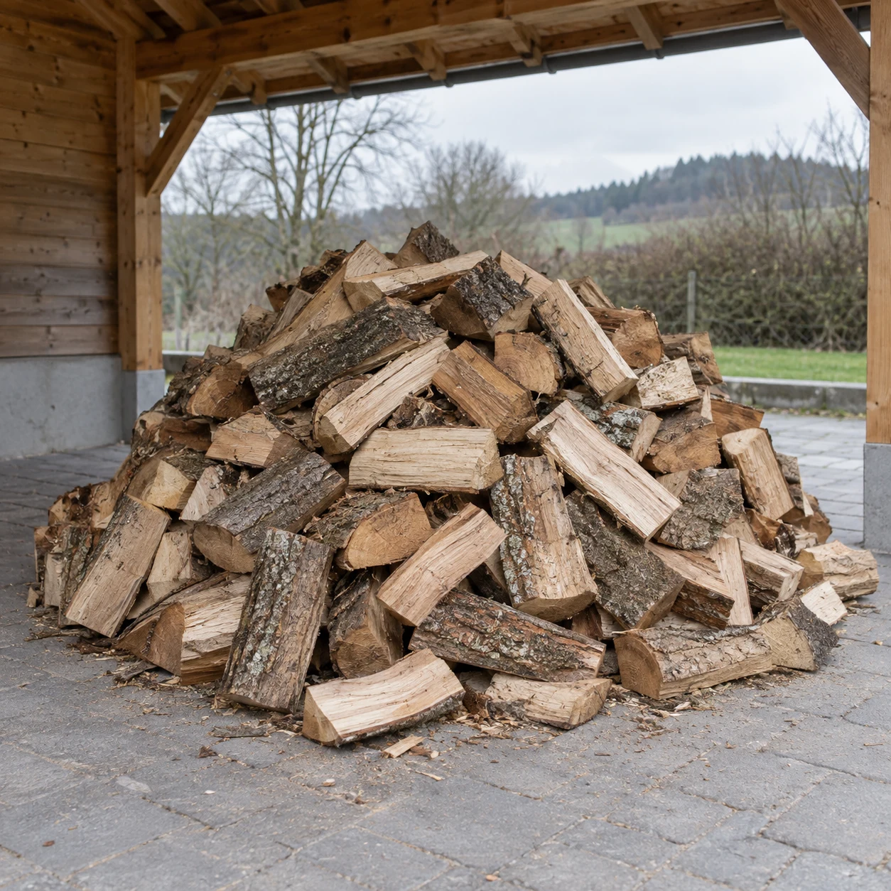 Épicéa 25 cm · 1 m³ en vrac